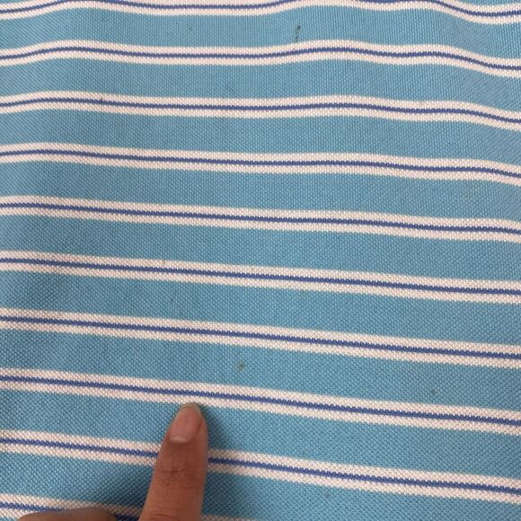 Vineyard Vines Men's size XL Blue Polo Shirt, Classic White Stripes 100% Cotton - Picture 8 of 12